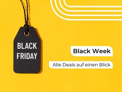 Black Week – Alle Deals auf einen Blick