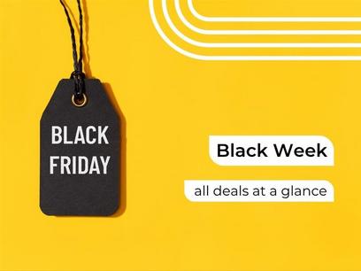 Black Week - All deals at a glance