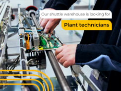 A day with Nico in the ultra-modern shuttle warehouse