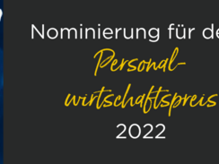 HR-Projekt nominiert für Deutschen Personalwirtschaftspreis 2022