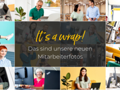 It&#039;s a wrap! Das sind unsere neuen Mitarbeiterfotos