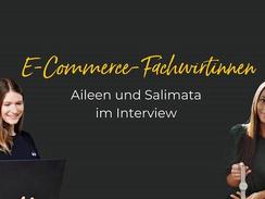 Specialist in e-commerce - Two of the first female graduates with us