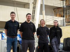 Mechatronics engineers interviewed by Radio Eins