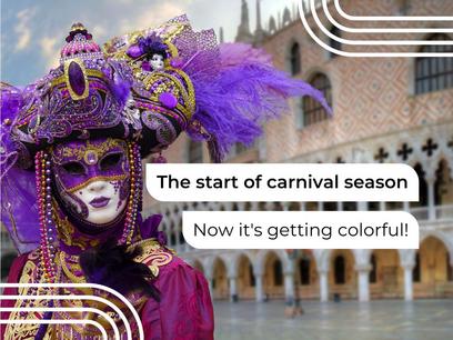 The start of carnival - when everyday life takes a break and the confetti takes over