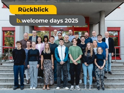 Rückblick der b.welcome days 2025