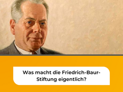 What does the Friedrich Baur Foundation actually do?